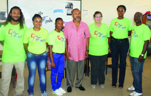 Minister Evans McNiel Rogers with Camp participants