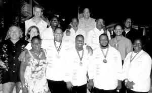 The Culinary Team, Mrs. Gilda Gumbs-Samuel with others