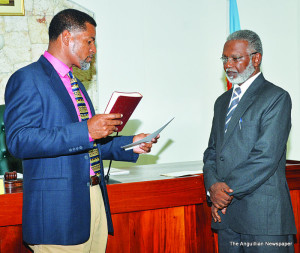 Mr. Paul Harrigan taking oath