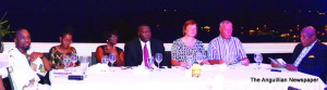 Head Table at dinner for Former Commissioner Proctor