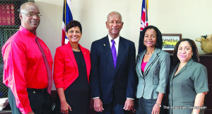 UWI Open Campus Pro Vice Chancellor and Principal and Team with BVI Premier (2)