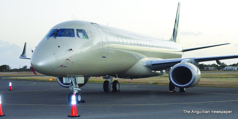 EMBRAER 190 IN ANGUILLA