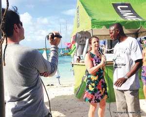 Michelle Jerson from New York's AM970 TheAnswer interveiws Athelyn Vanterpool at Festival del Mar