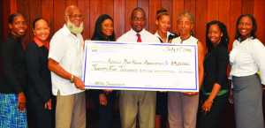 NCBA Chairman Mr. Colville Petty, NCBA Staff and representatives of the Department of Youth and Culture – Department responsible for Boat Racing in Anguilla.