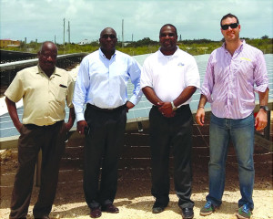 L-R: Sylvan Brooks (Systems Control Engineer), Hadley Haynes (Chief Financial Officer), David Gumbs (Chief Executive Officer) Jorge Romero (Uriel Development Manager)