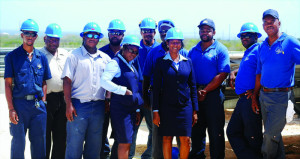 Group of ANGLEC Employees visiting the Solar Plant Thursday July 7th, 2016