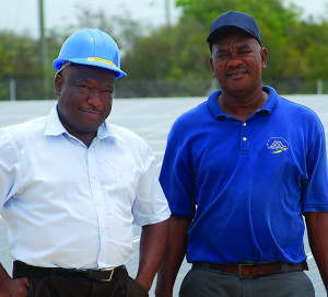 Sylvan Brooks (Systems Control Engineer) and Angel Clark (Electrical Foreman)