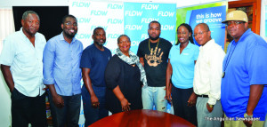 L-R: Mr. John Benjamin, Mr. Quincy Gumbs Jr., Mr. Roy Richardson, Ms. Lydia Levans,  Mr. O'leary Richardson, Ms. Jade Reymond, Mr. Nick Romney and Mr. Jamie Thompson