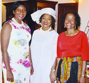 Minister Cora Richardson-Hodge,  Professor Verene Shepherd and Dr. Phyllis Fleming-Banks