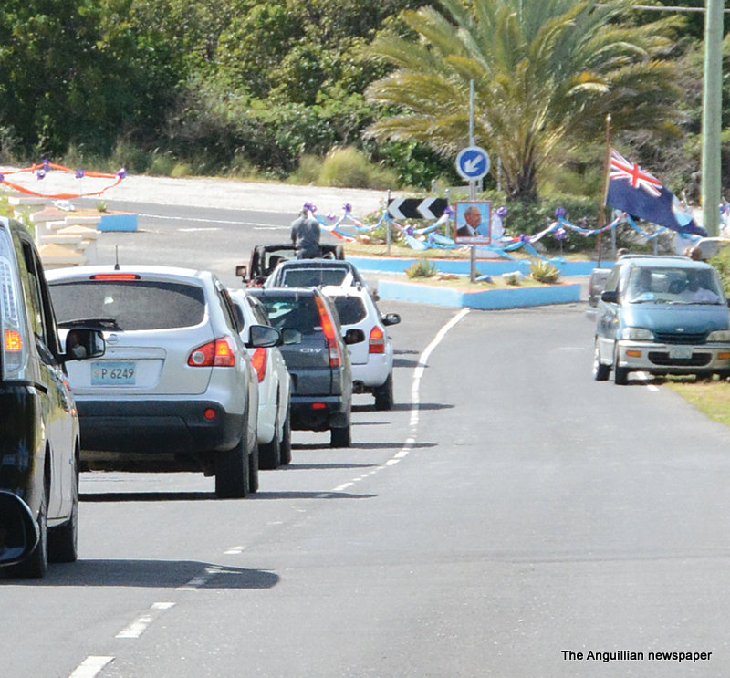 HUNDREDS, MAINLY CHILDREN, LINE ROUTE FOR FATHER OF THE NATION’S MOTORCADE JANUARY 10, 2017