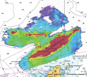 Initial coverage of 0-40ms surrounding Anguilla