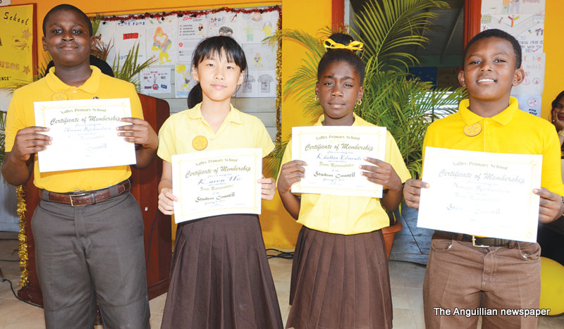 VALLEY SCHOOL ELECTS FIRST STUDENT COUNCIL