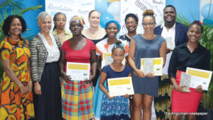 Malliouhana Poetry Competition 2016 Winners with members of the Organising Committee