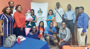 Mr Stanley Reid with other UWI Alumni at Council Meeting in Belize