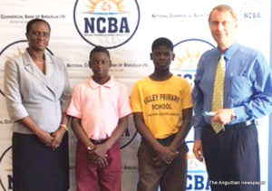 Michael Bird, CEO of NCBA, Mrs. Susan Smith, Thomas George and Defari Francis