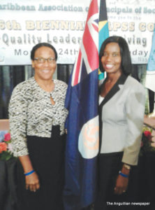 Principal Joyce Webster Stuart and Deputy Principal Mrs. Rita Celestine-Carty