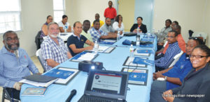 Workshop participants with facilitator Mr. David McGreggor (2nd from left)