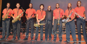 The Anguilla Musicians along with Professor Austin Venzen, Camp Director