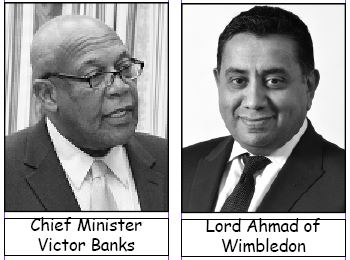 CM BANKS WRITES UK MINISTER LORD AHMAD Updating And Requesting Assistance Following Hurricane Irma