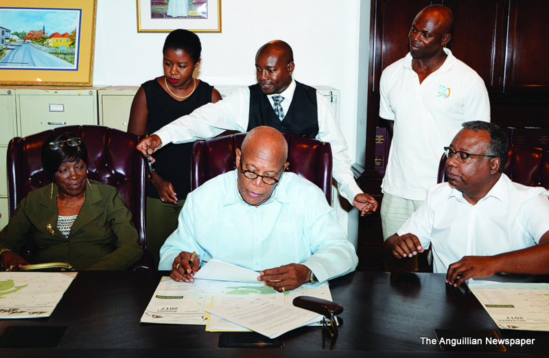 FIRST MOU SIGNED IN ANGUILLA FOR 2018 Modern Retirement Village At Shoal Bay