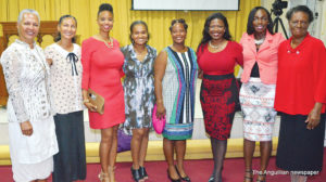 2nd from left -  Renuka Harrigan, Tamara Pradel, 5th from left- Njeri Richardson-Carty, Kewanah Jean and Annishka White (with Pam Webster,  Dr. Ronya Foy Connor & Rev. Dr. Kathleem Richardson)