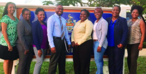 Staff of UWI Open Campus Anguilla with some members of the UWI Alumni Association - Anguilla Chapter