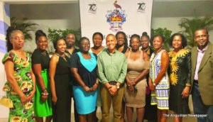 Awards Organising Team - UWI Staff, Students and Alumni Association Members with Chairperson and Alumna Mrs Chanelle Petty Barrett