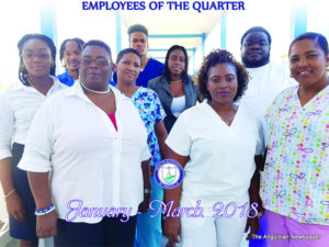 L-R: Shaniqua Hodge, Geshaune Clarke, Jane Carty, Carissa JnoBaptiste, Voss Harrigan, Tamara Fleming, Cheryl Wilson, Carlos Brooks, Fola Richardson.