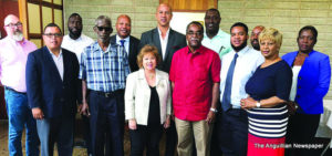 Anguillian delegates and others