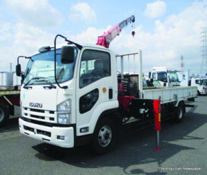 The needed 2014 model crane truck