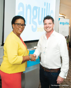 Anguilla Tourism Reception. The Pinnacle Russel Square.  Photo by Steve Dunlop steve@stevedunlop.com www.stevedunlop.com +447762084057