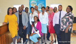 Miss Anguilla 2018 Ms. Dee-Ann Kentish Rogers and Anguilla Tourist Board personnel