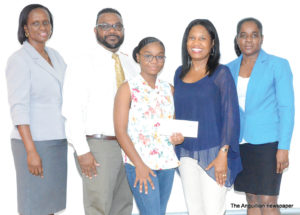 L-R: Mrs. Susan Smith, Mr. Foster Rogers, Ms. Tsani Rogers,  Mrs. Glorina Williams-Cruz and Mrs. Charmaine Rogers