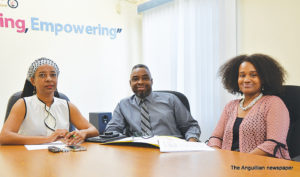 L-R: Ms. Avon Carty, Mr. Stanley Reid and Mrs. Ronya Foy Connor