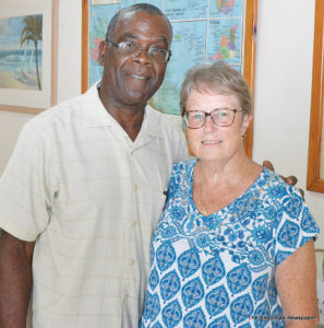 Pastor Cecil Richardson  and Gayle Goodge Bunning