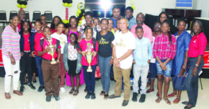  First and Second place winners with supporters from Anguilla