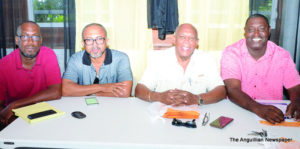 L-R: Mr. Fritz Smith, Mr. Evans McNeil Rogers, Mr. Victor Banks and Mr. Curtis Richardson 