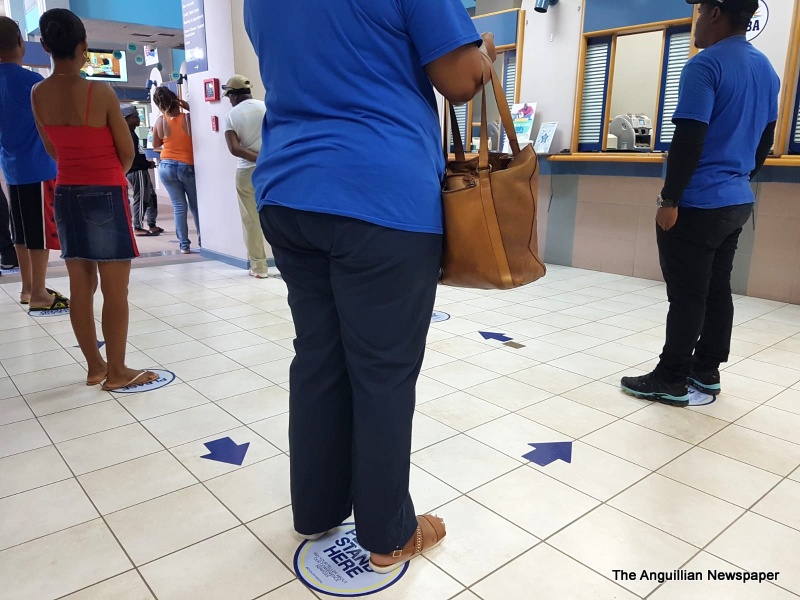 SOCIAL DISTANCING MARKERS AT BUSINESS PLACES’ COUNTERS