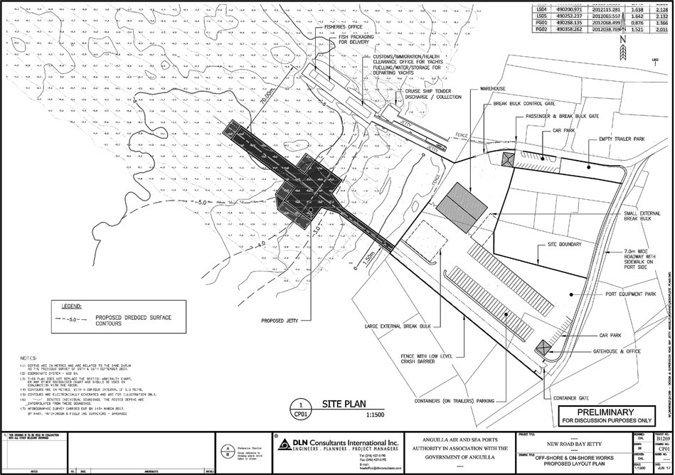 DRAWING OF NEW ROAD BAY JETTY
