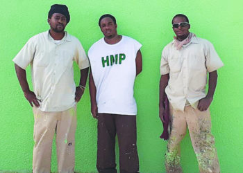 PRISONERS AND PAST STUDENTS PAINT VVPS BUILDINGS
