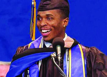 MALIK RICHARD GRADUATES WITH MASTER’S DEGREE