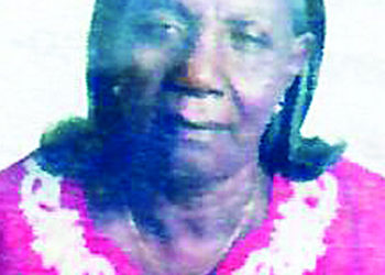 NOTED ANGUILLIAN WOMAN BELOVED  IN LIFE AND IN PASSING