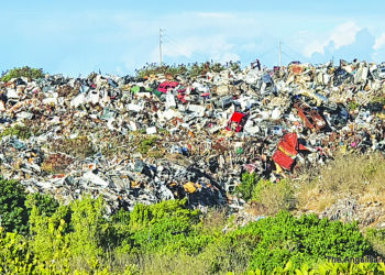 GARBAGE STILL ON THE TABLE FOR ELECTRICITY