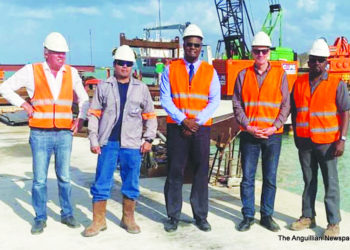 NEW CARGO JETTY AT ROAD BAY NEARING COMPLETION