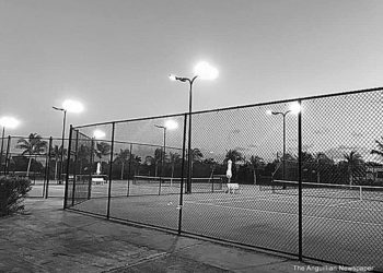 LED Lights Installed On Tennis Courts At The Anguilla Tennis Academy’s Facility