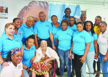 ANGUILLIAN CENTENARIAN URSILLA CONNOR RECEIVES VACCINE