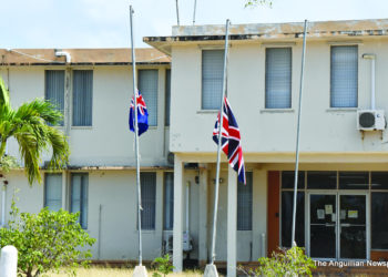 FLAGS FLY AT HALF-STAFF IN ANGUILLA FOR PRINCE PHILIP
