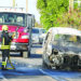 BURNING VEHICLE BLOCKS LONG PATH