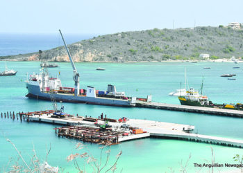 ROAD BAY NEW JETTY PROGRESSING WELL