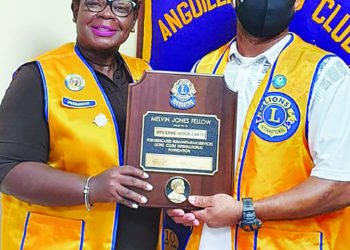 MRS. ERNIE HODGE-CARTY RECEIVES LIONS INTERNATIONAL HIGHEST AWARD